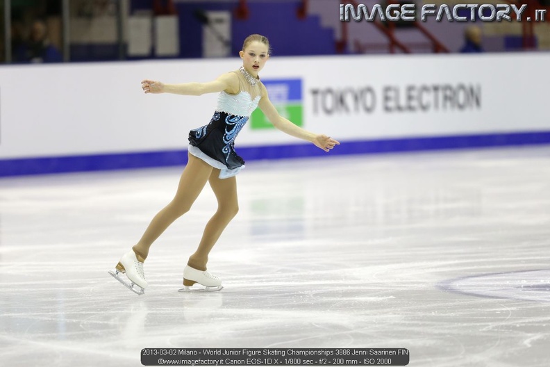 2013-03-02 Milano - World Junior Figure Skating Championships 3886 Jenni Saarinen FIN.jpg